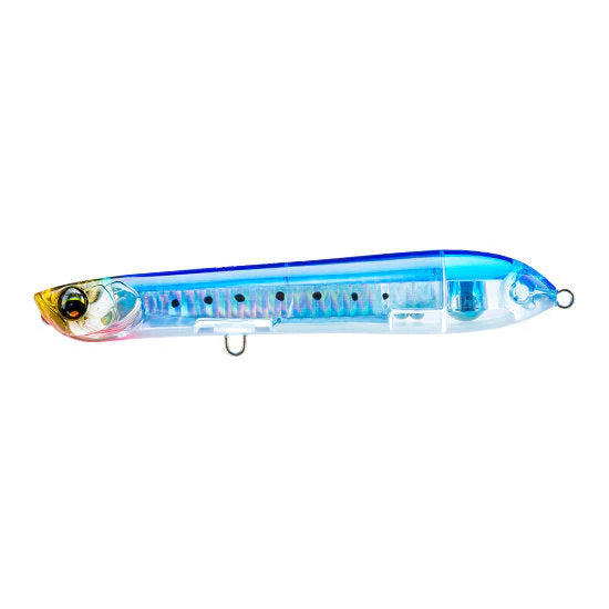 Lure Duel L-Blue Spit Pencil + Treble Hooks #
