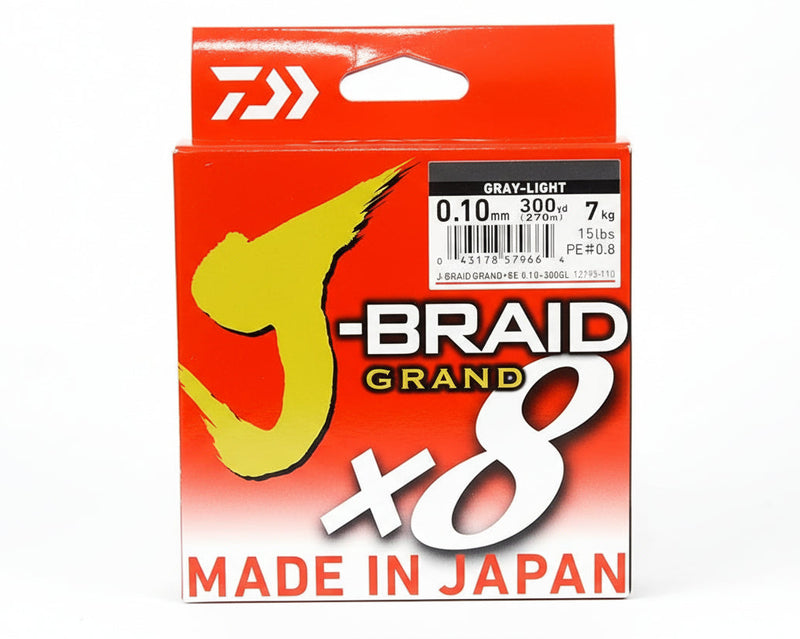 Daiwa Braid x8 15 LB - Gray Light