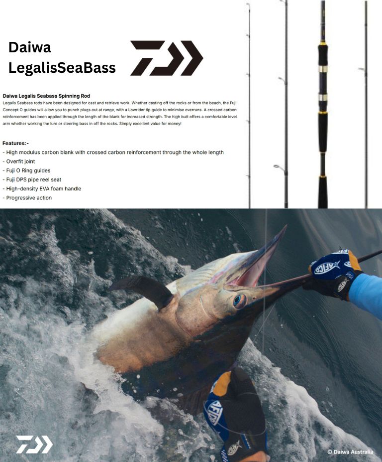 Daiwa LEGALIS — Fishing Tackles EG
