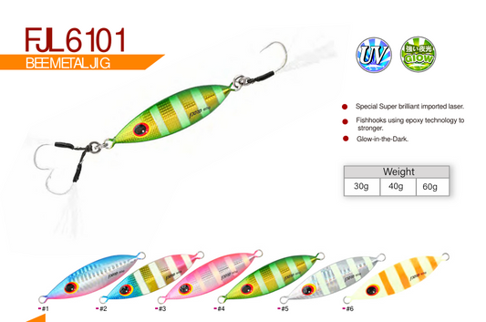 FJL 6101 single/double hook 40 gm
