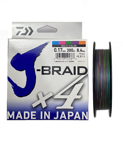 Daiwa J Braid x4 19LB - Multicolor