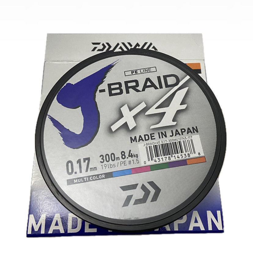 Daiwa J Braid x4 19LB - Multicolor