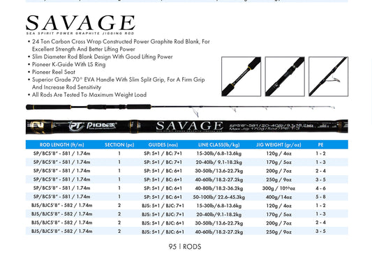 SAVAGE ROD
