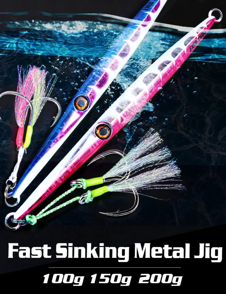 FJORD Metal Jig – 100g | 200g with Assist Hook