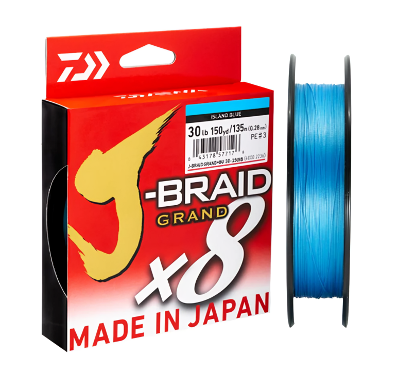 Daiwa J-Braid Grand 19 lb – Island Blue