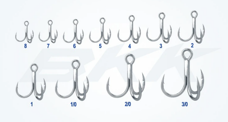 Raptor-Z Treble Hooks size 0/3