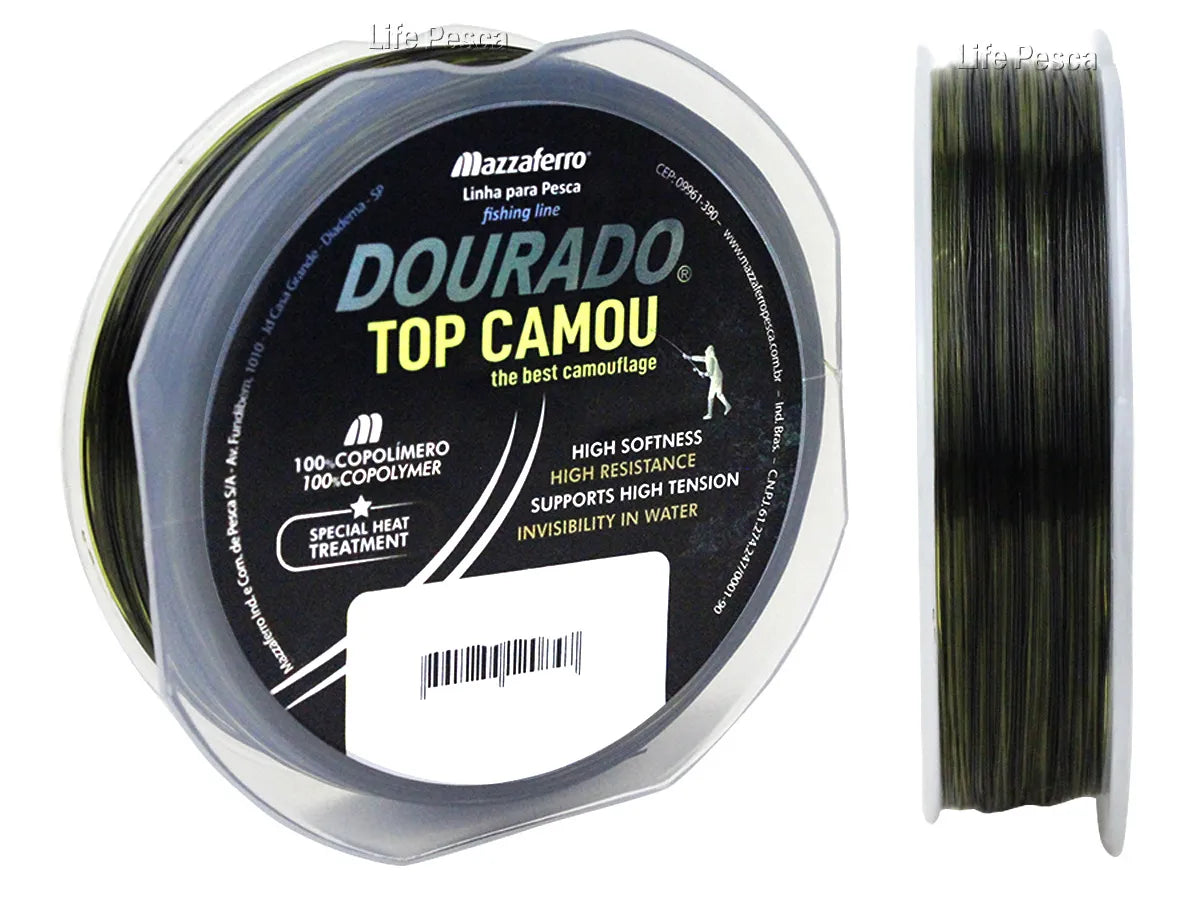 LINE DOURADO TOP CAMOU 100M  BICOLOR