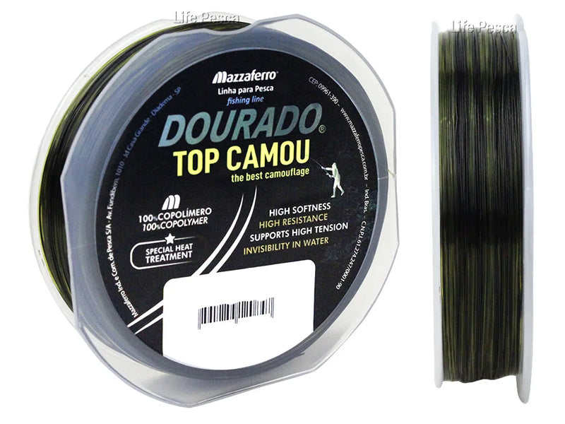 LINE DOURADO TOP CAMOU 100M  BICOLOR